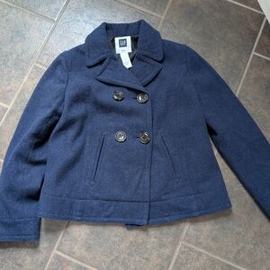 Navy Double-Breasted Peacoat